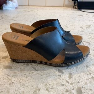 Clarks wedge sandals